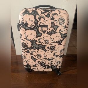 NineWest carey-on Hardshell Trolley Luggage Floral Pattern